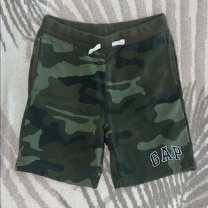 GAP Green Camouflage Shorts